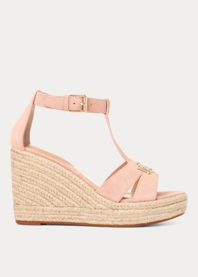 Women's Ralph Lauren Hale Suede Sandals | 381960ZYC